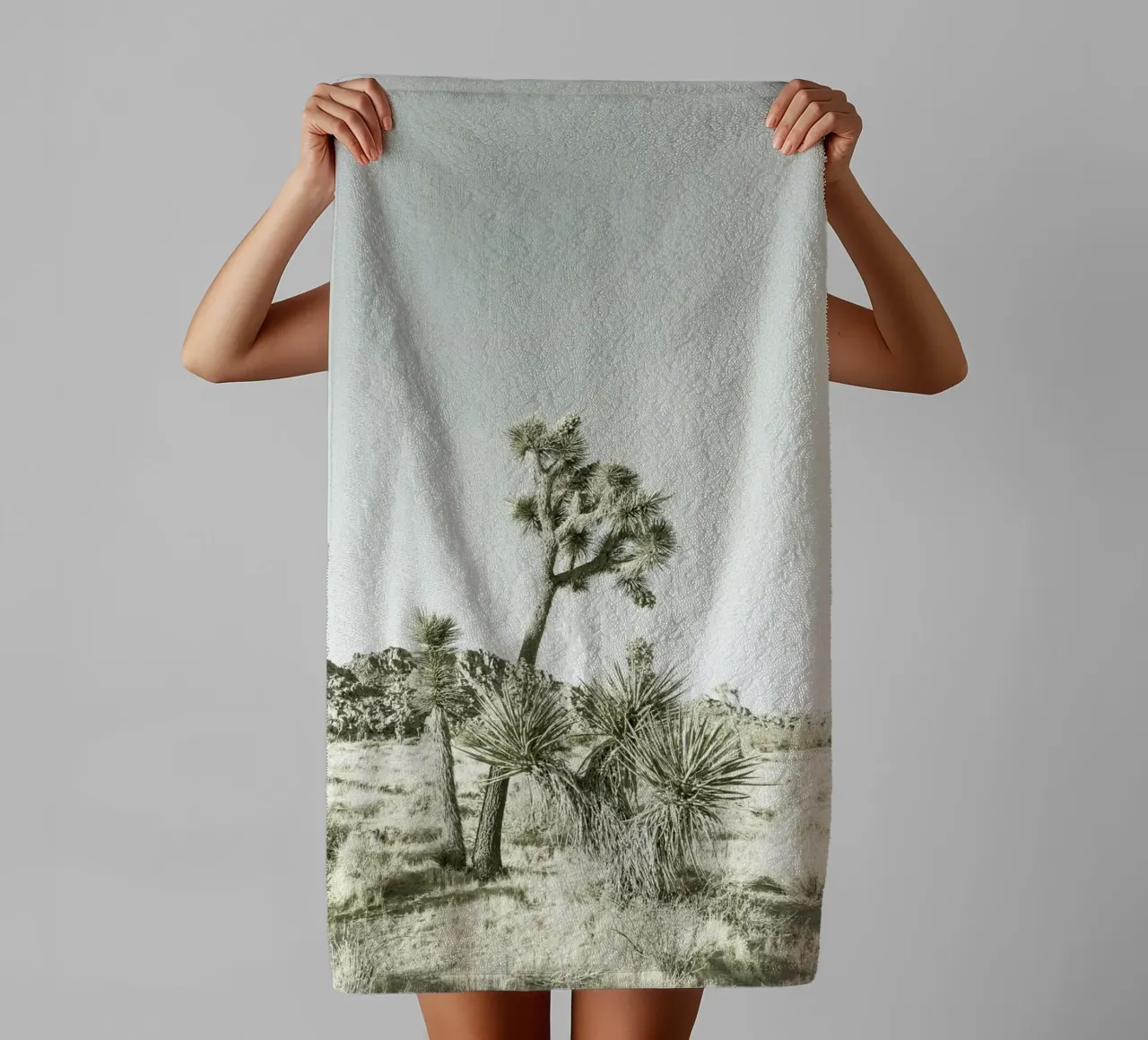 Parco nazionale di Joshua Tree | Vintage asciugamano da bagno da Melanie Viola