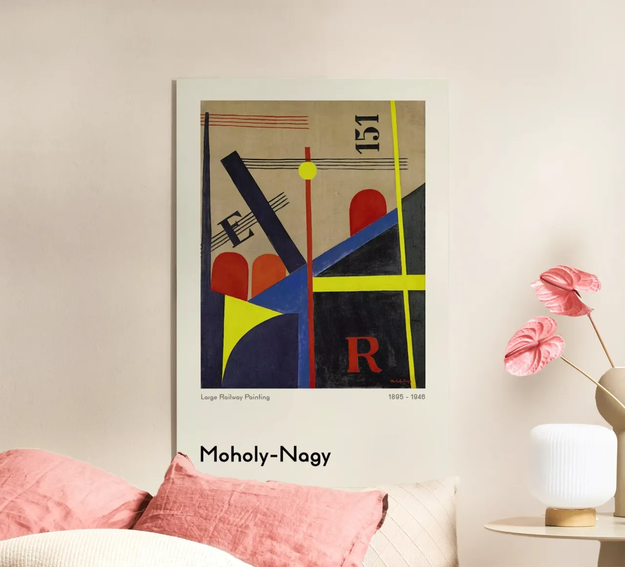 László Moholy-Nagy - Large Railway Painting plexiglass da ARTOTHEK