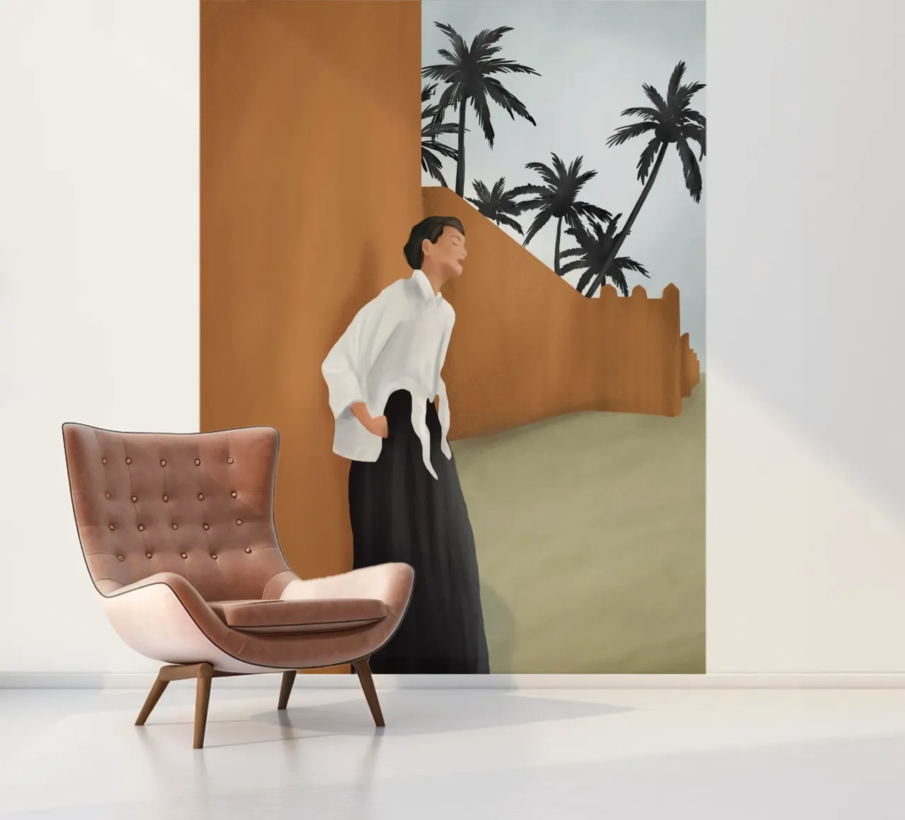 Backbone fotobehang van cityart