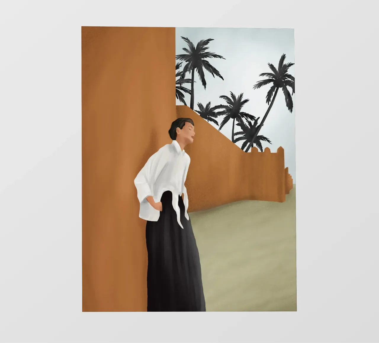 Backbone fotobehang van cityart