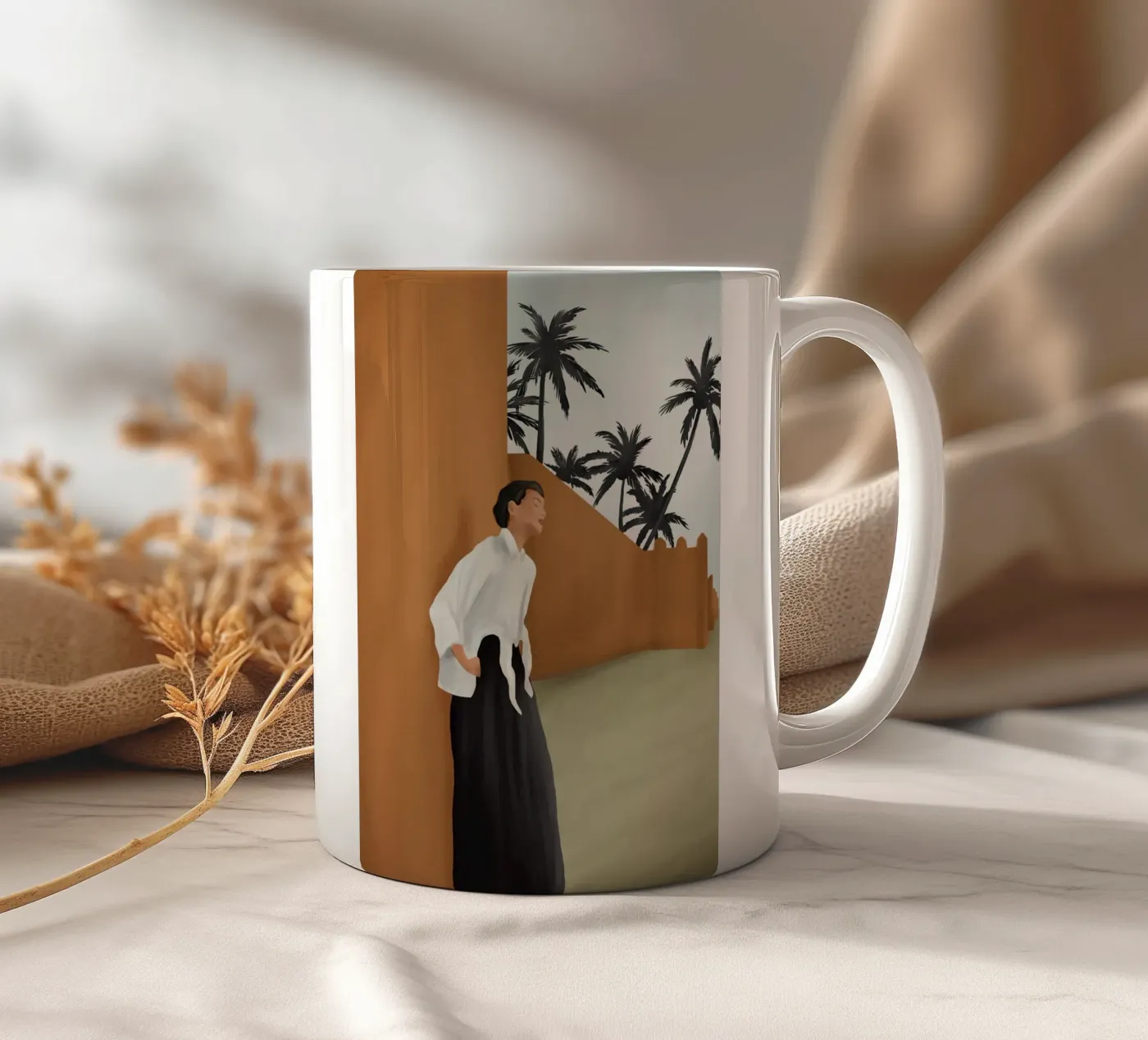 Backbone ceramic mug by cityart