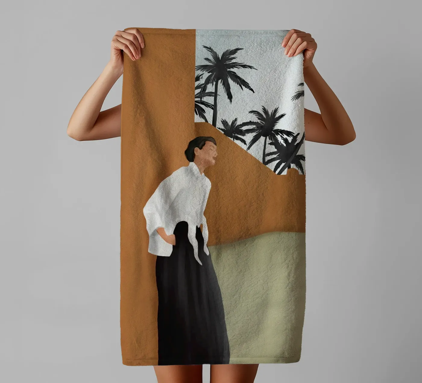 Backbone towel by cityart