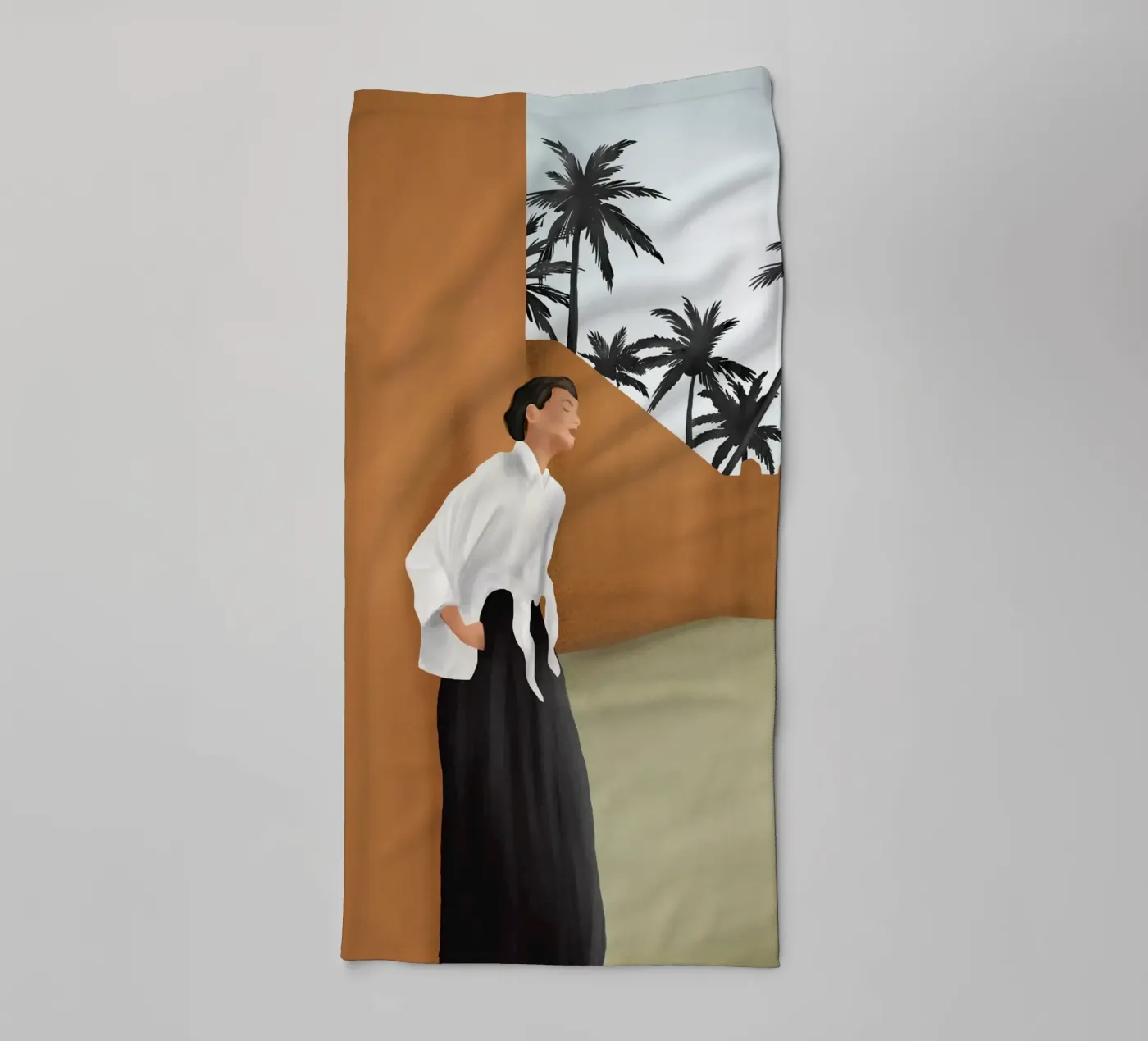 Backbone towel by cityart