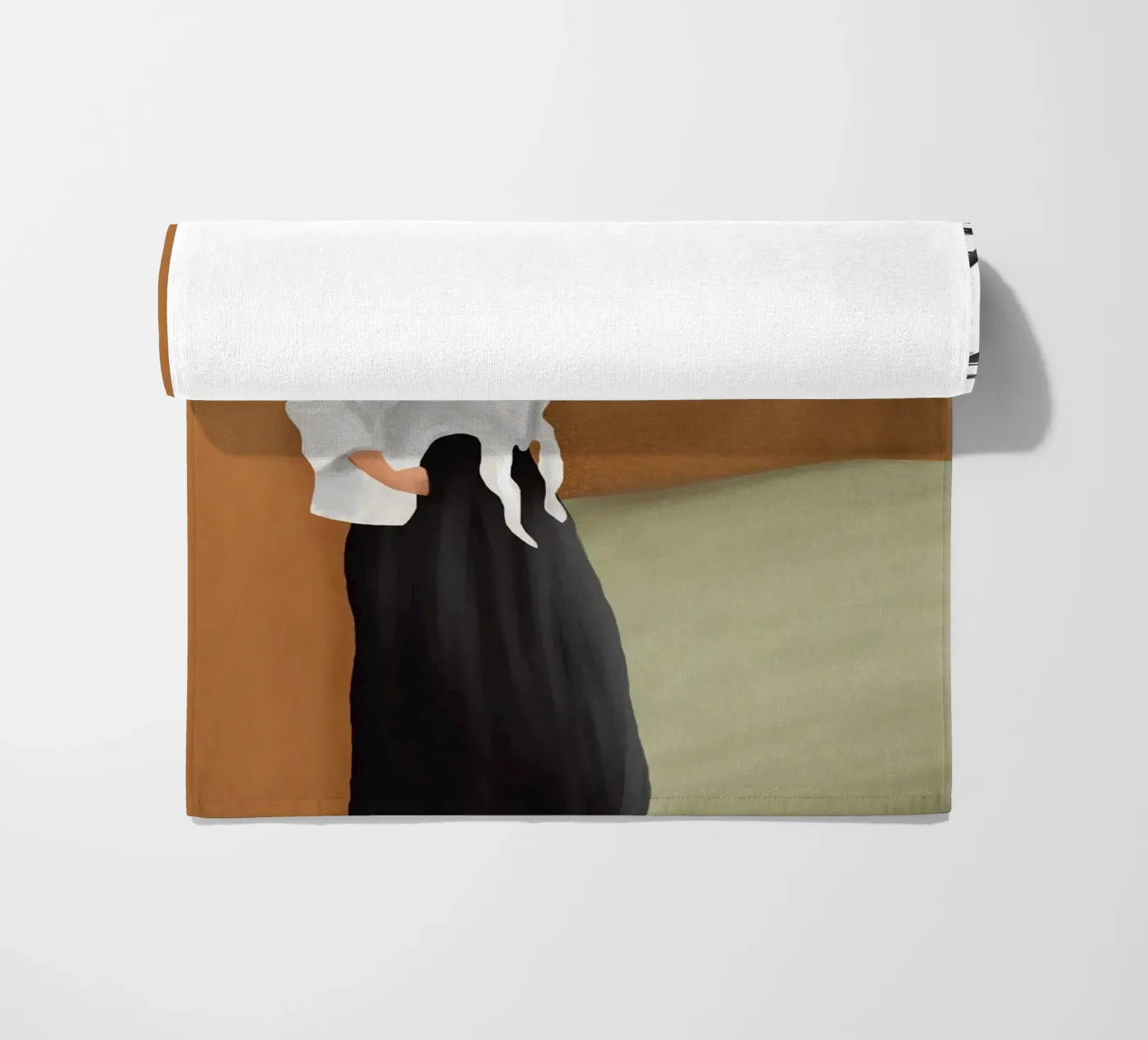 Backbone beach towel by cityart