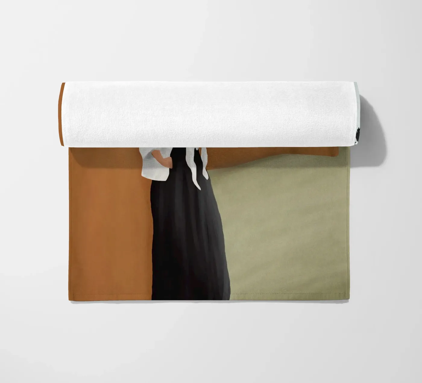 Backbone beach towel by cityart