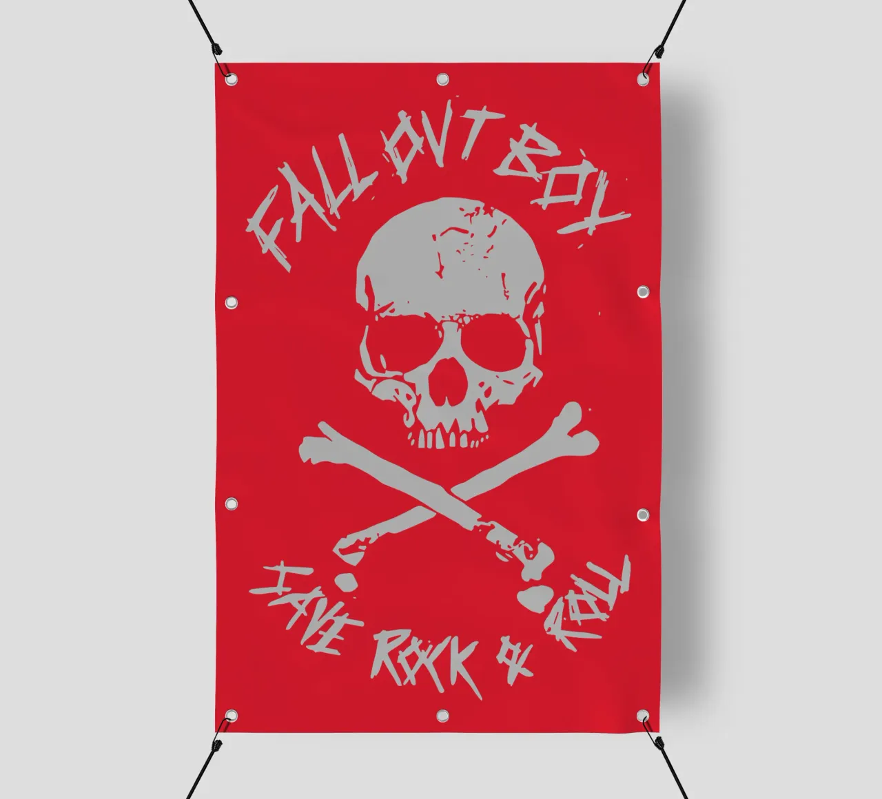 I Fall Out Boy salvano il R&R telo in pvc da Curtishop