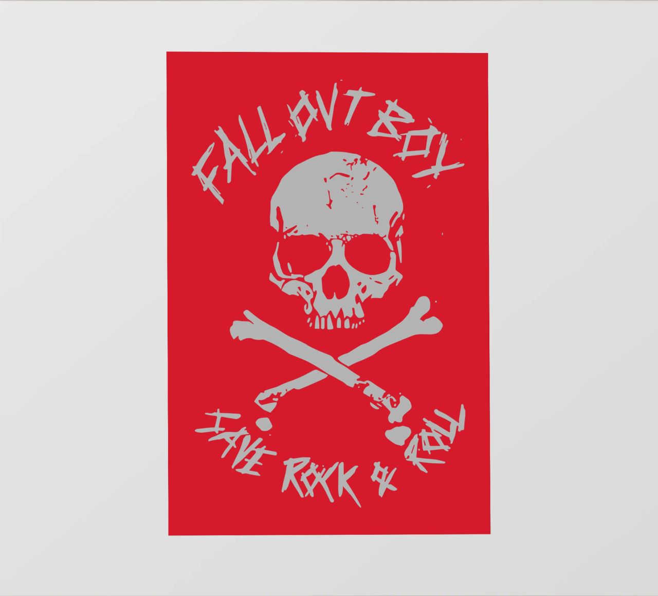 I Fall Out Boy salvano il R&R telo in pvc da Curtishop