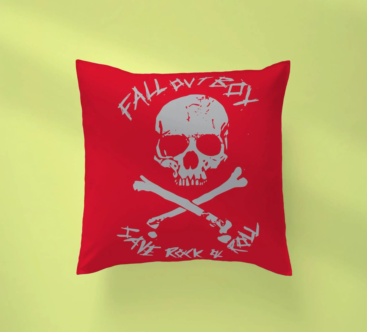 I Fall Out Boy salvano il R&R cuscino da Curtishop