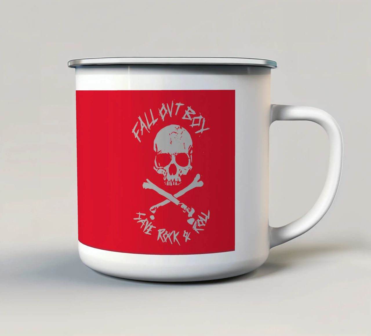 I Fall Out Boy salvano il R&R tazza in smalto da Curtishop