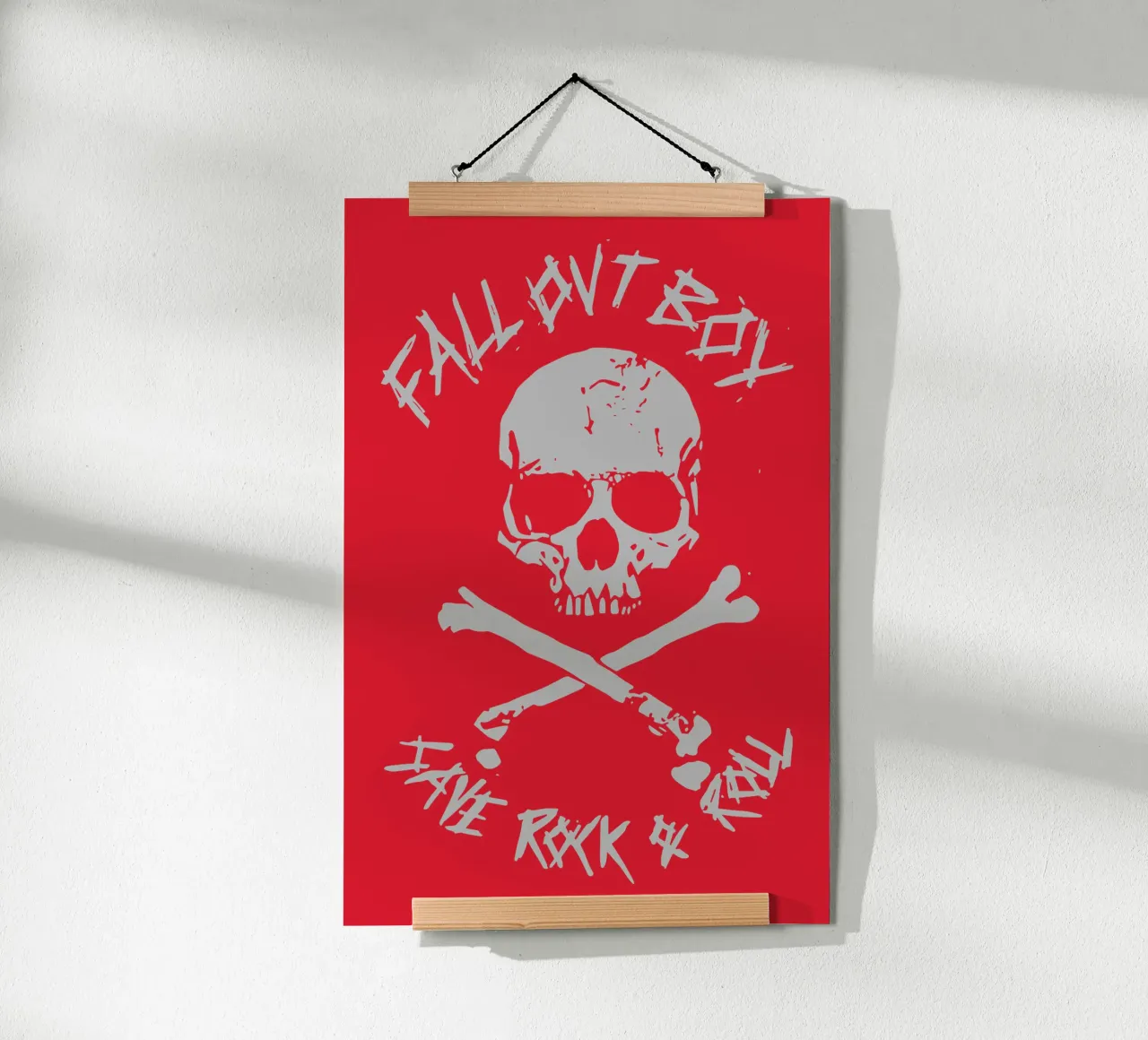 Fall Out Boy redden R&R hahnemühle van Curtishop