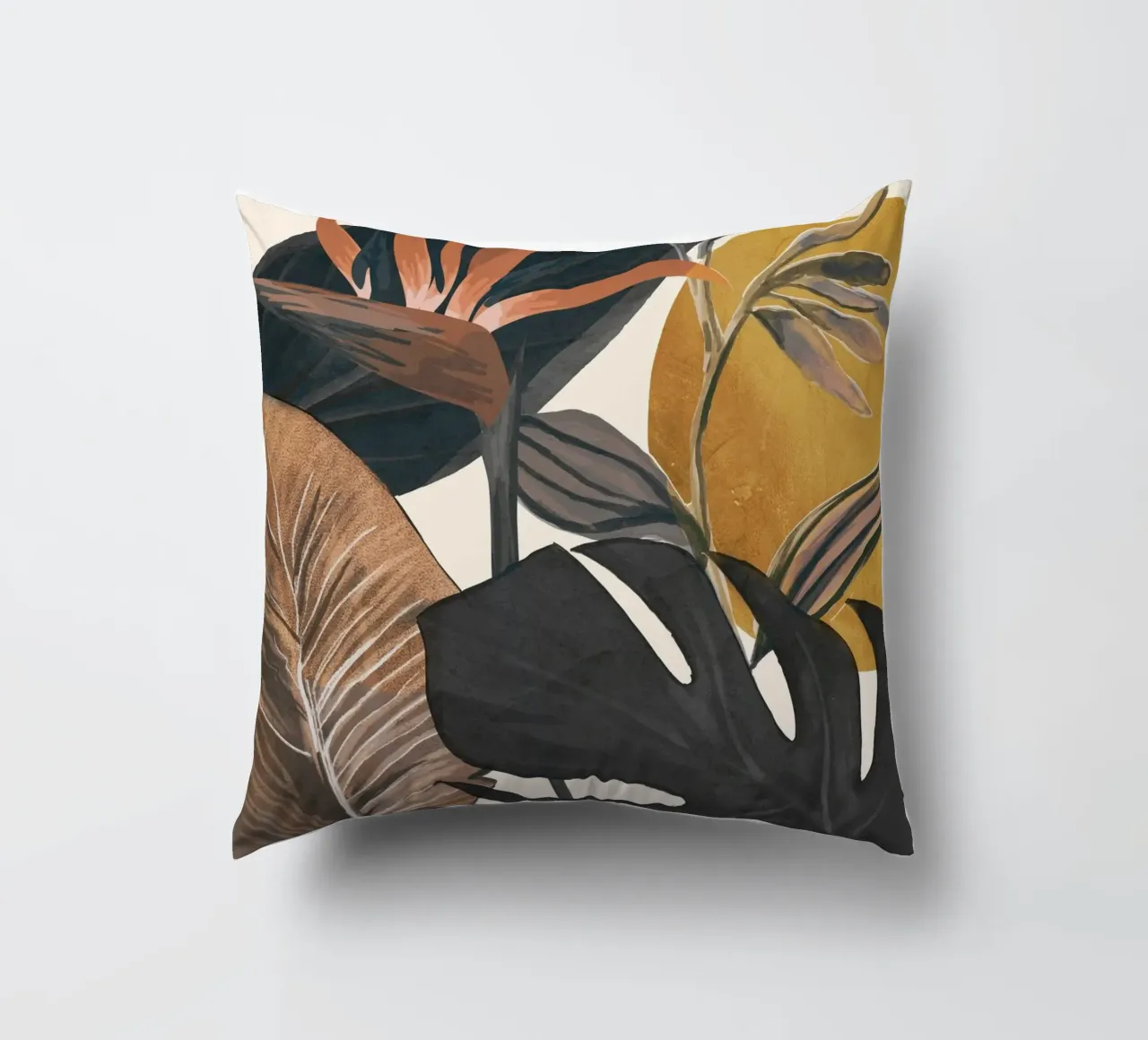 Abstract Tropical Art III cuscino da cityart