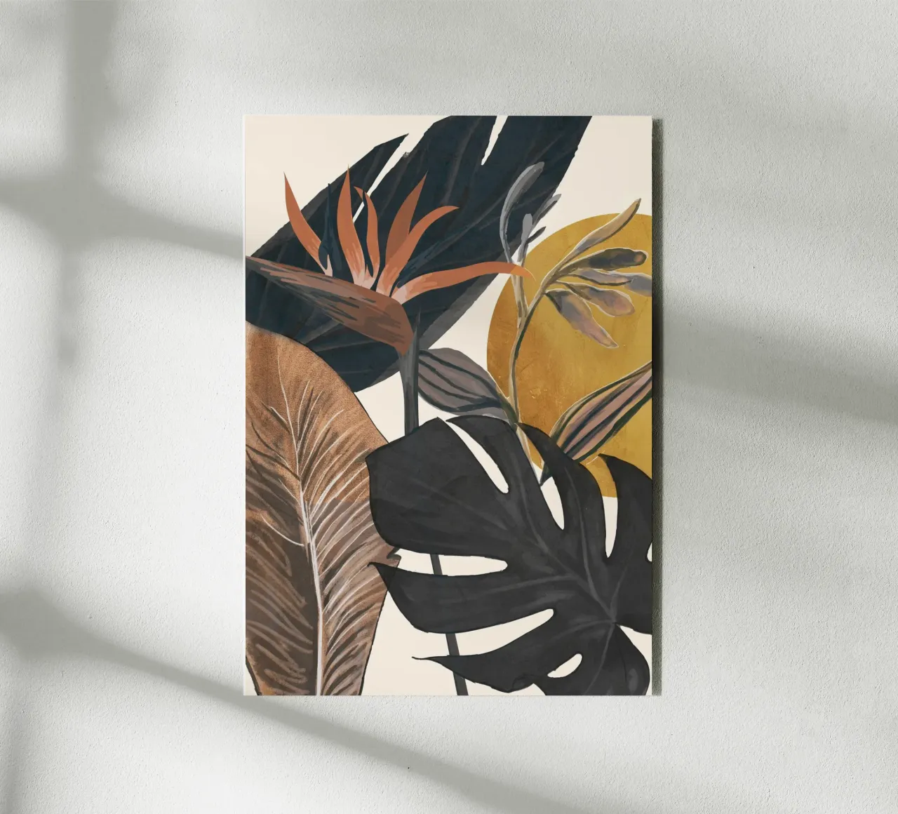 Abstract Tropical Art III alluminio dibond da cityart