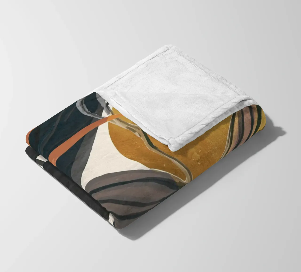 Abstract Tropical Art III coperta in pile da cityart
