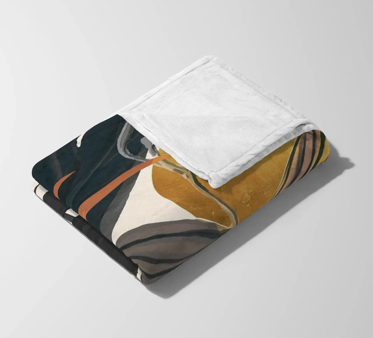 Abstract Tropical Art III coperta in pile da cityart