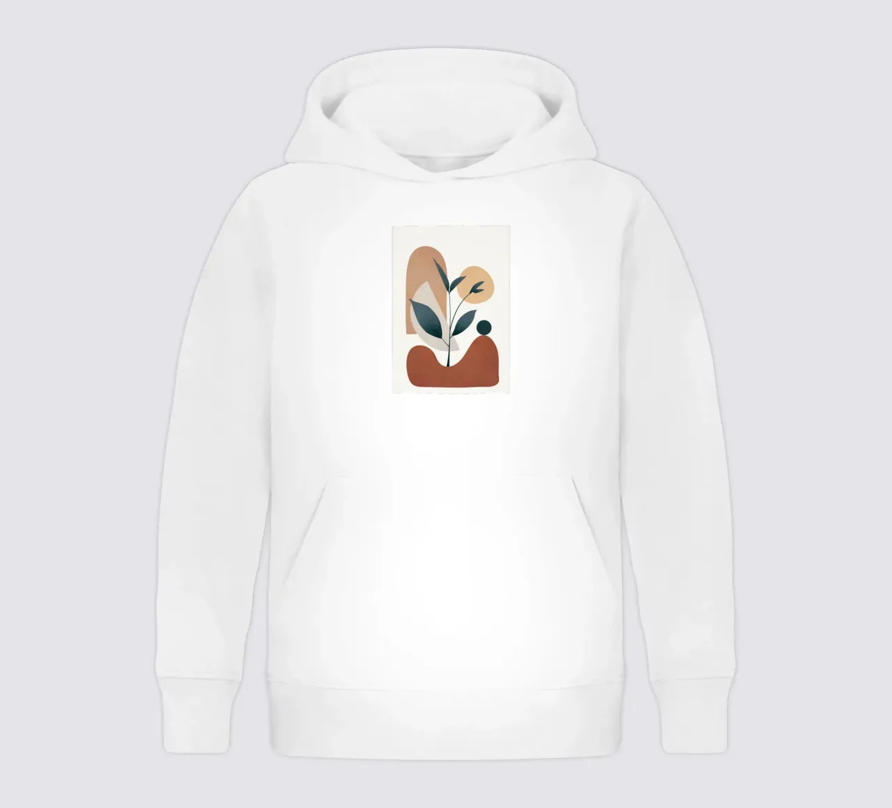Shapes and Branches 06 felpa bambino con cappuccio da cityart