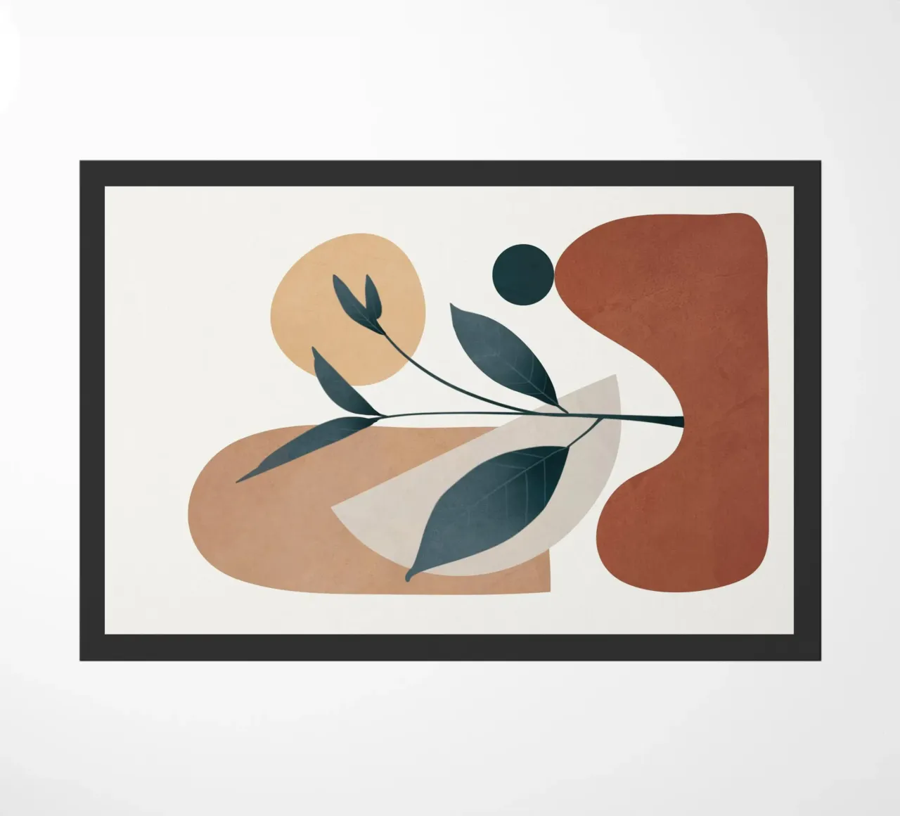 Shapes and Branches 06 Fußmatte von cityart