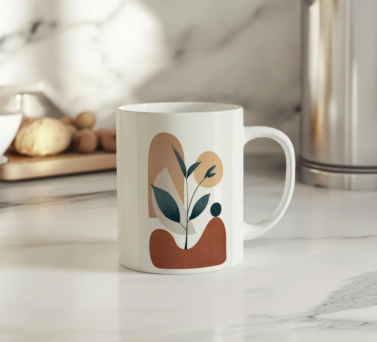 Shapes and Branches 06 tazza in ceramica da cityart