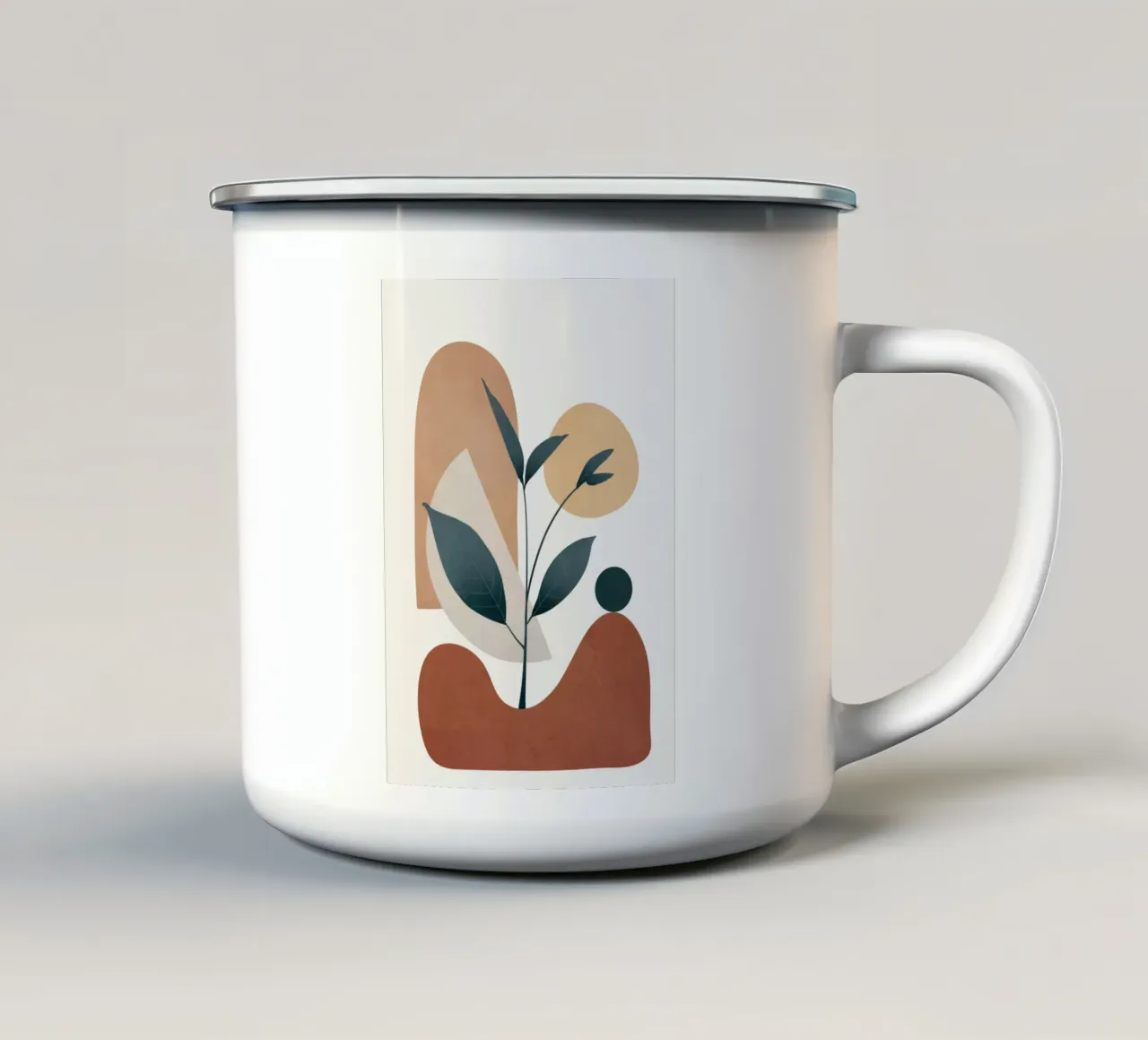 Shapes and Branches 06 emaille mok van cityart