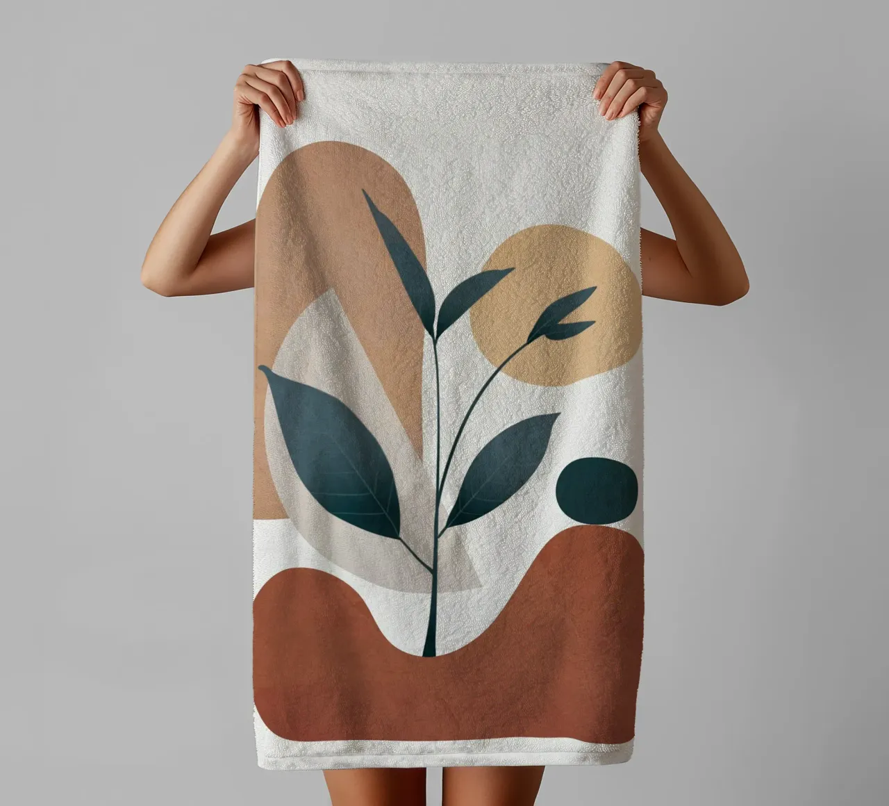 Shapes and Branches 06 asciugamano da bagno da cityart