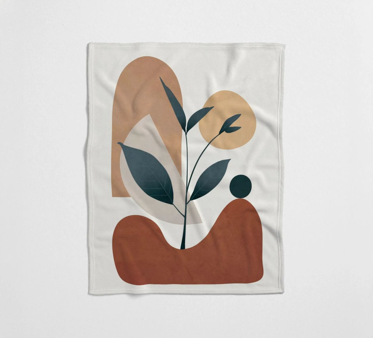 Shapes and Branches 06 coperta in pile da cityart