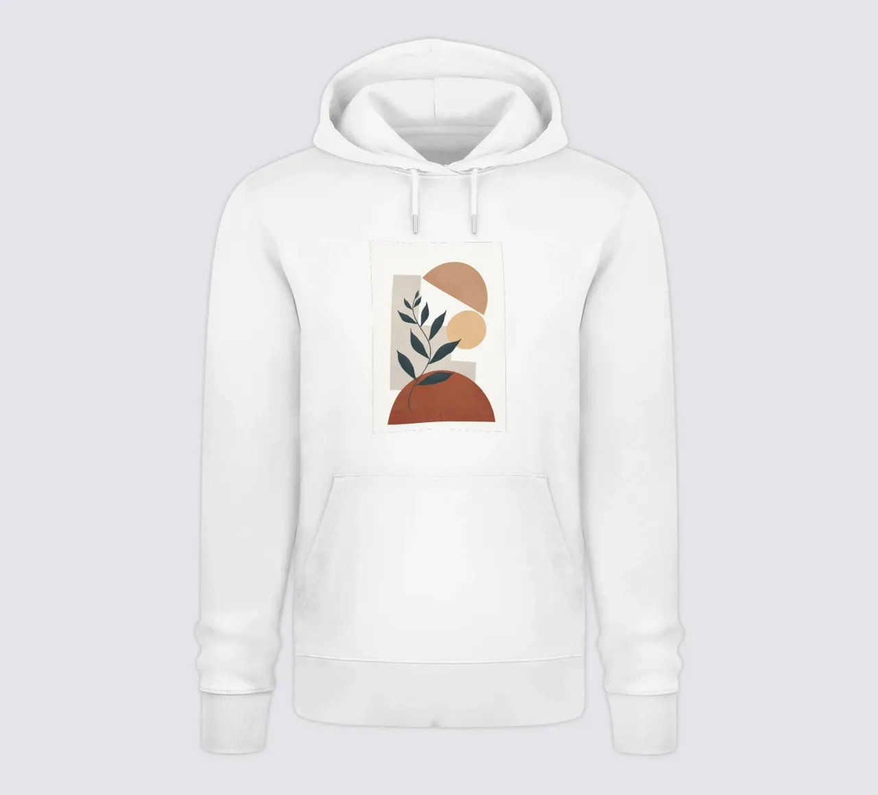 Shapes and Branches 07 felpa con cappuccio da cityart