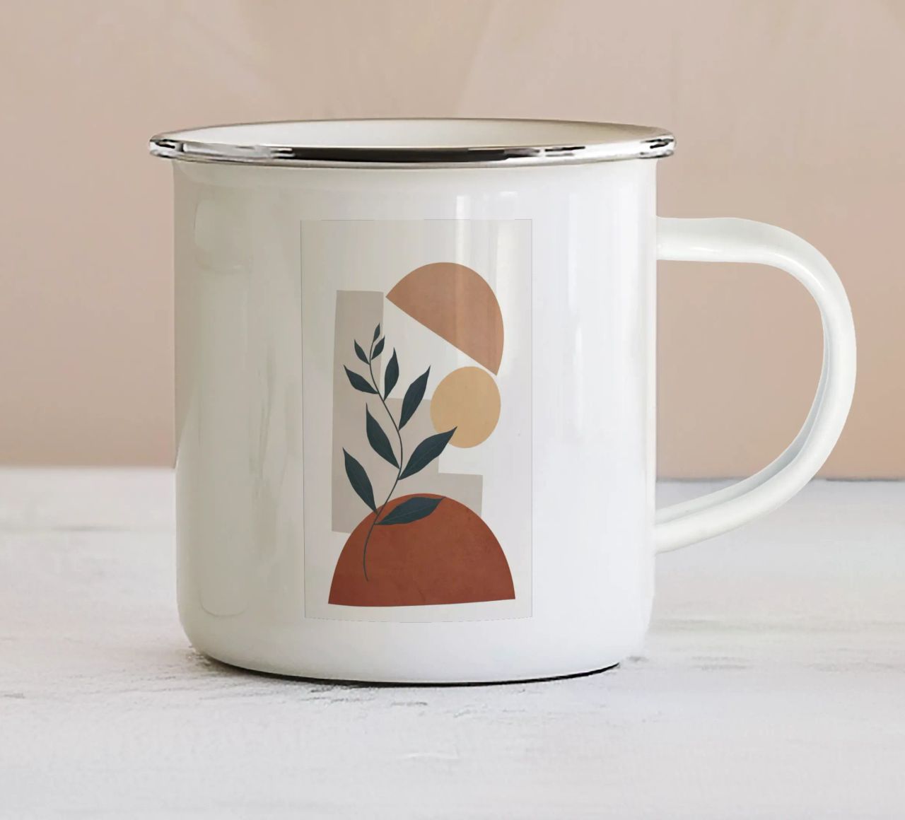 Shapes and Branches 07 tazza in smalto da cityart