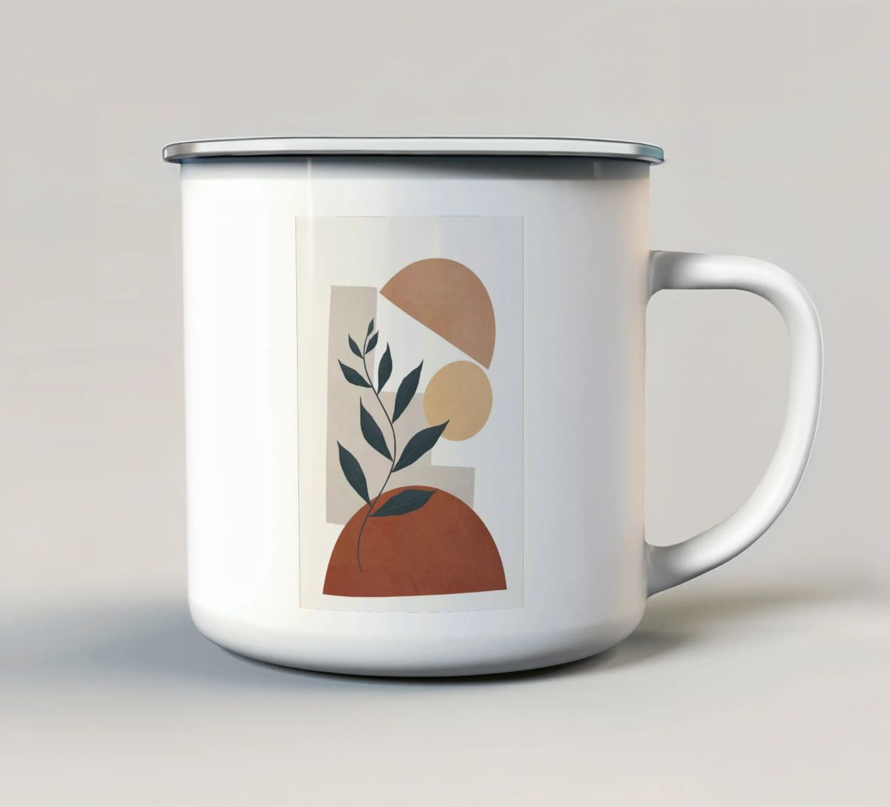 Shapes and Branches 07 tazza in smalto da cityart