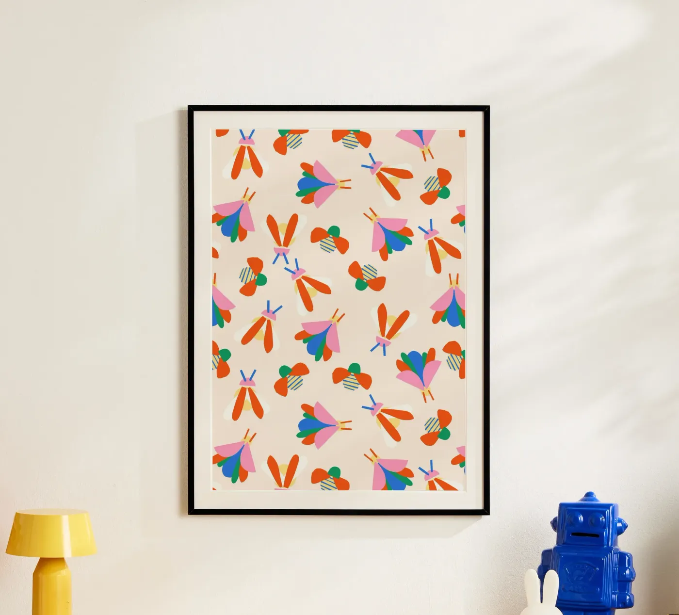 Flutter Friends poster by Lisa Jasmin Bauer