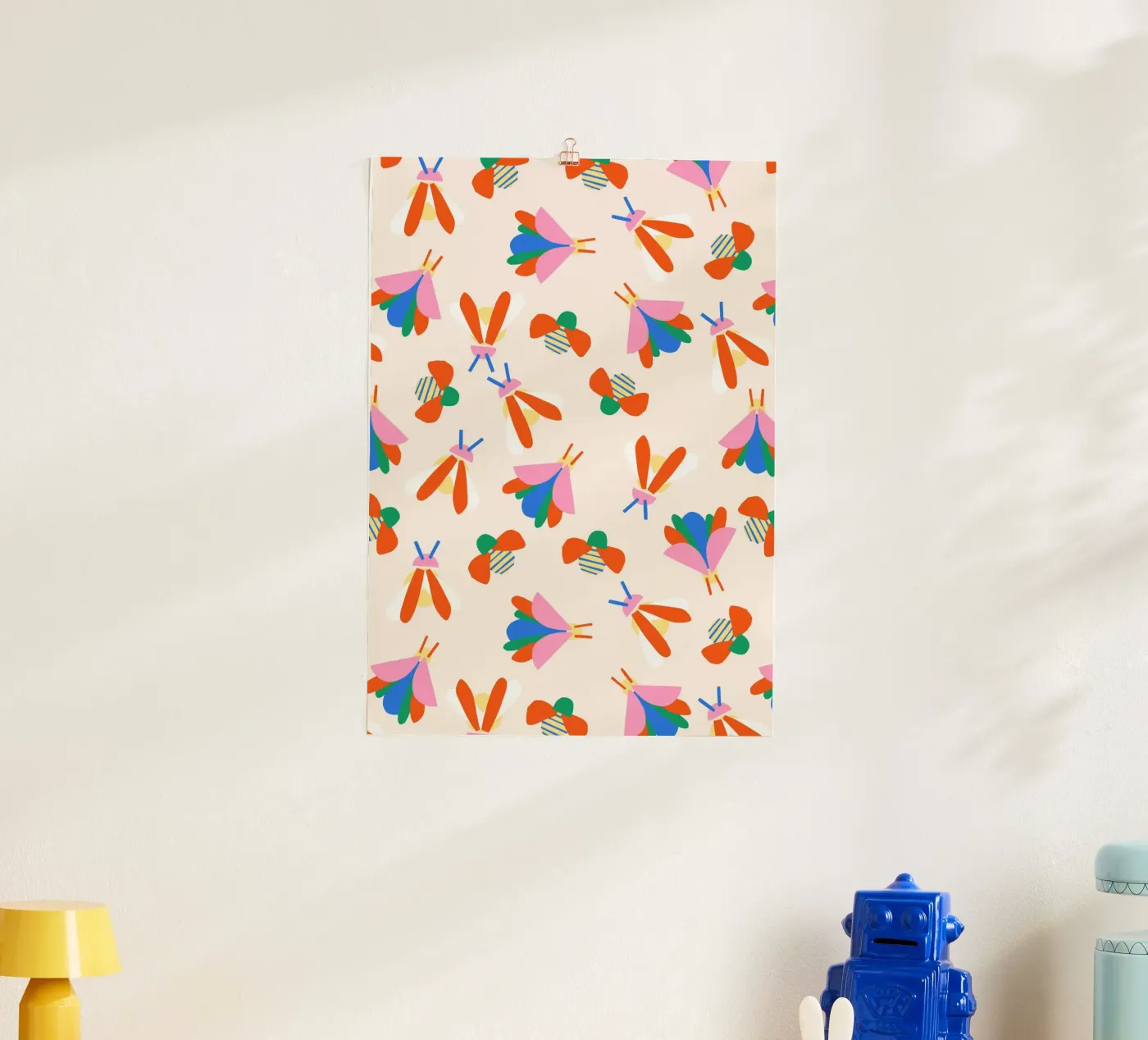 Flutter Friends poster by Lisa Jasmin Bauer