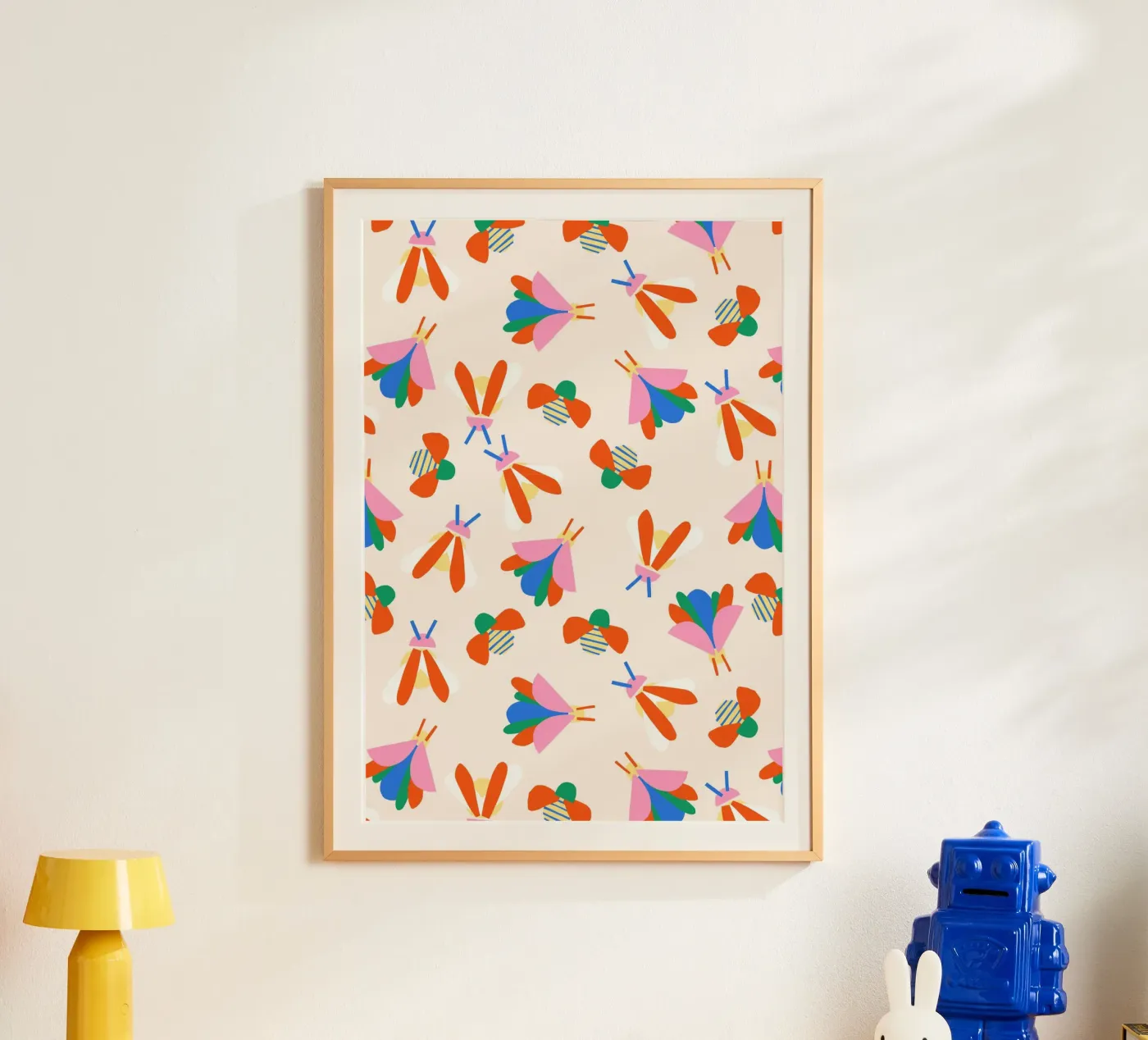 Flutter Friends poster by Lisa Jasmin Bauer