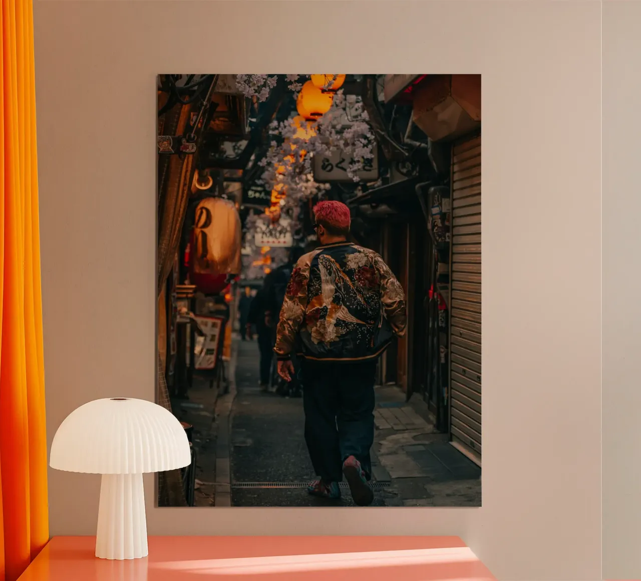 Scena di strada a Tokyo, Giappone poster da Marcel Bisig