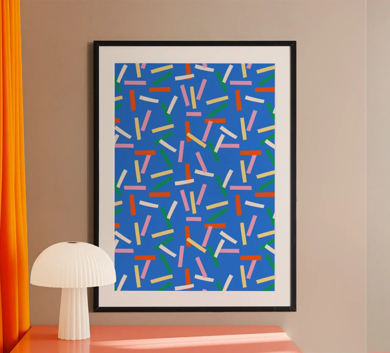 Sprinkle Pop blau poster da Lisa Jasmin Bauer