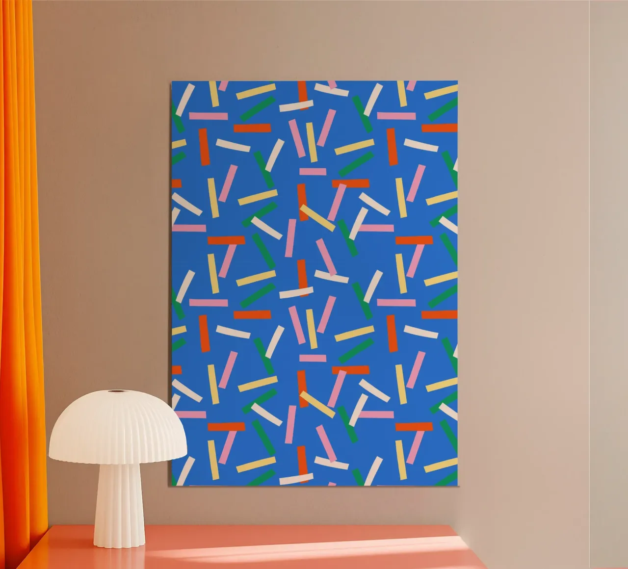 Sprinkle Pop blau poster da Lisa Jasmin Bauer
