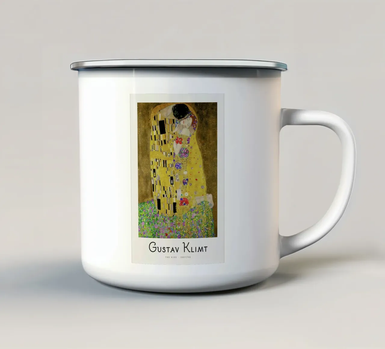 Klimt - The Kiss tazza in smalto da ARTOTHEK