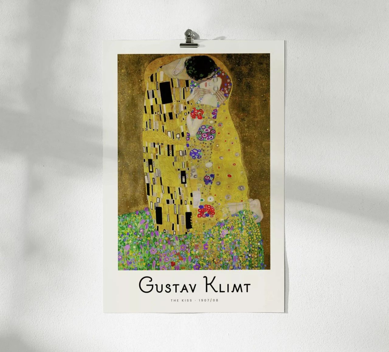Klimt - The Kiss Poster von ARTOTHEK