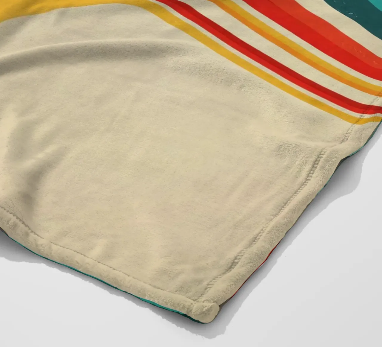 Strisce retrò astratte nostalgiche personalizzabili V2 coperta in pile da Autofocus