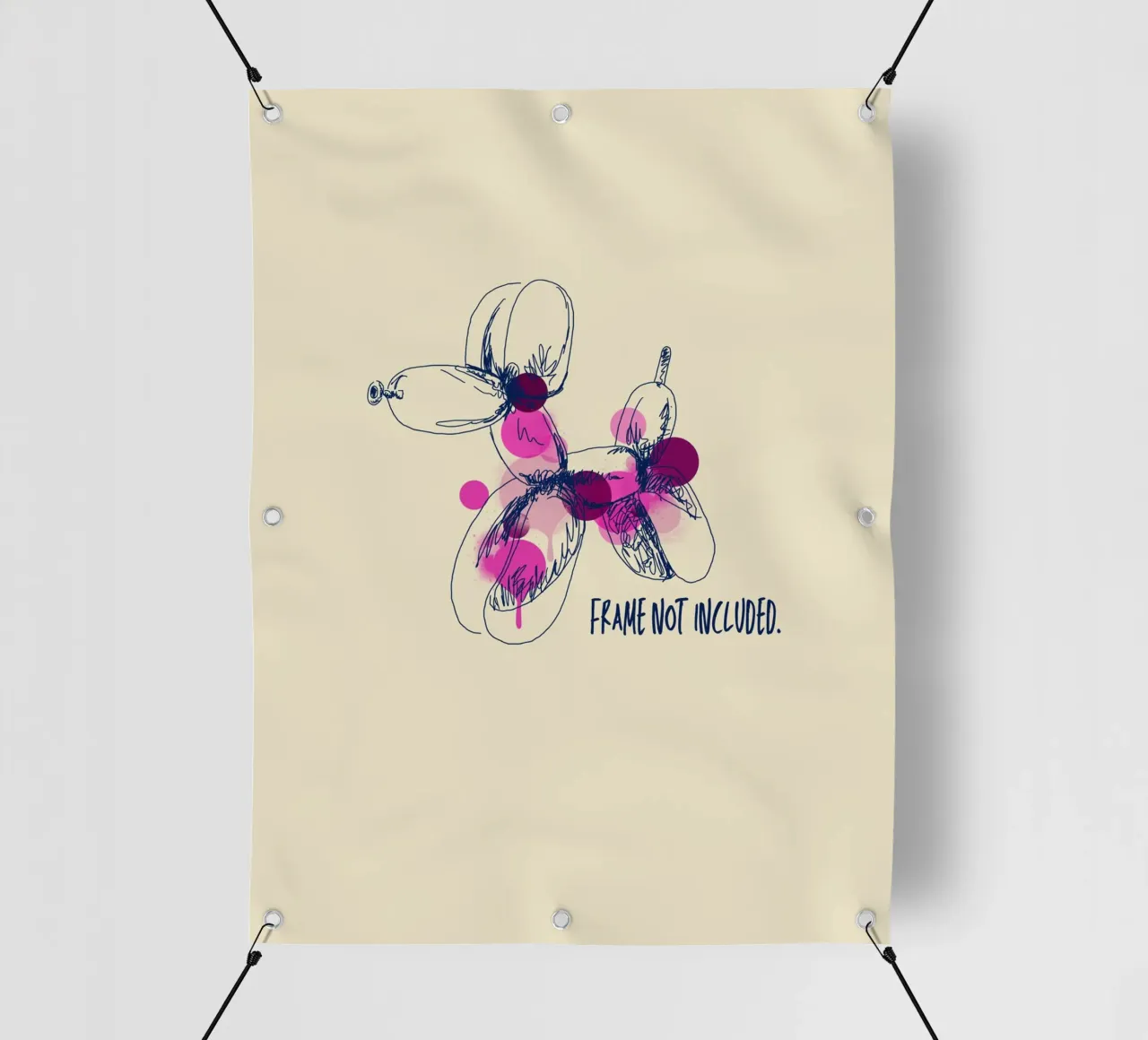 Frame not included telo in pvc da Indigo Rain