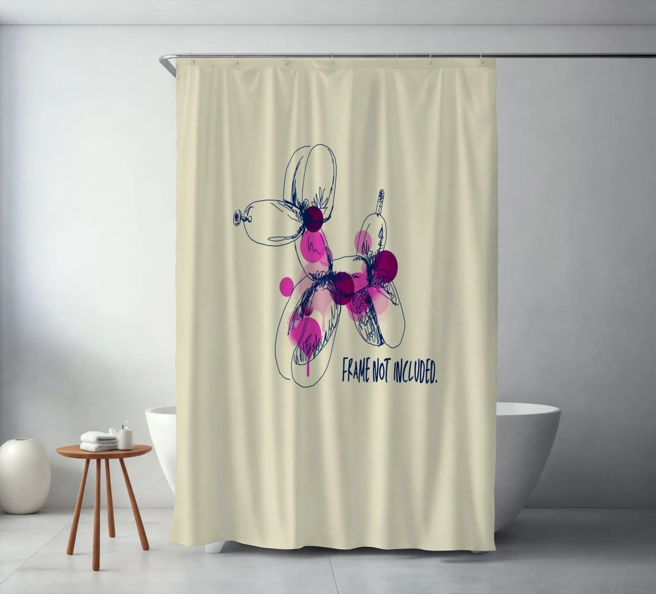 Frame not included tenda da doccia da Indigo Rain
