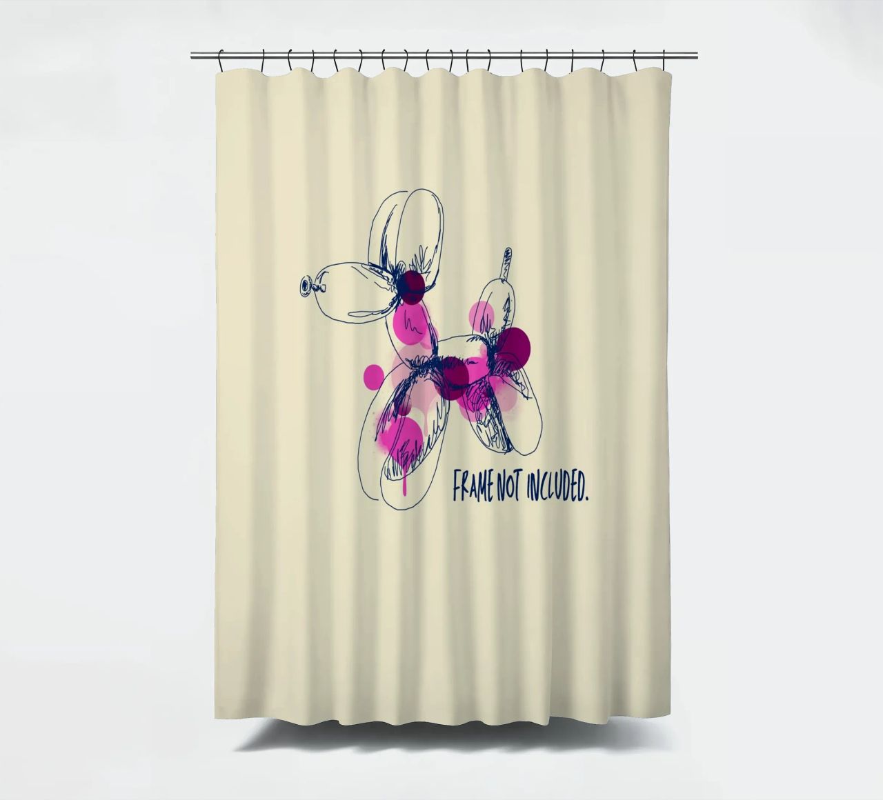 Frame not included tenda da doccia da Indigo Rain