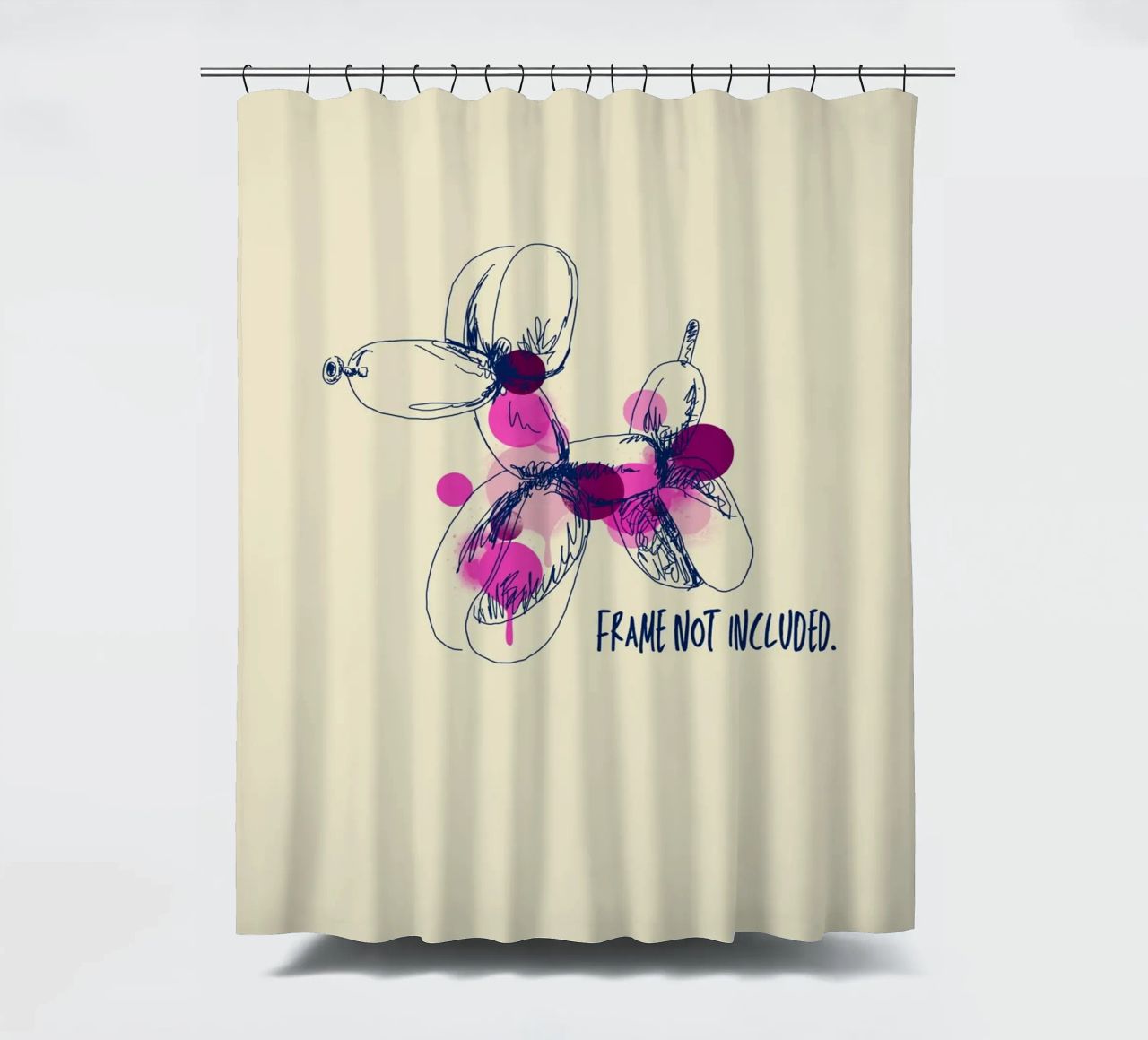 Frame not included tenda da doccia da Indigo Rain