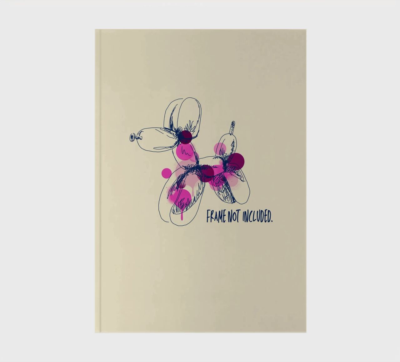 Frame not included notebook by Indigo Rain