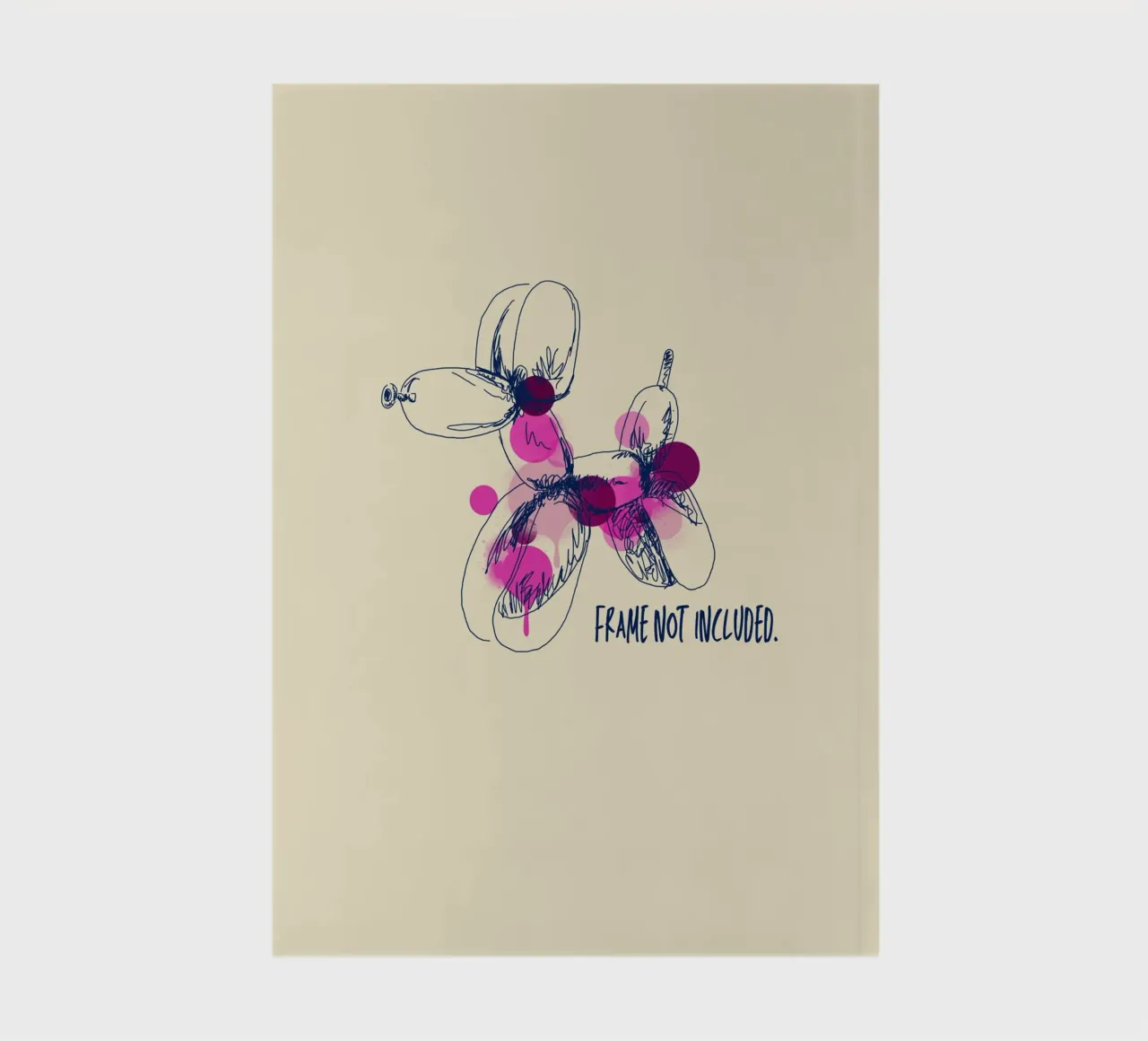 Frame not included notebook by Indigo Rain