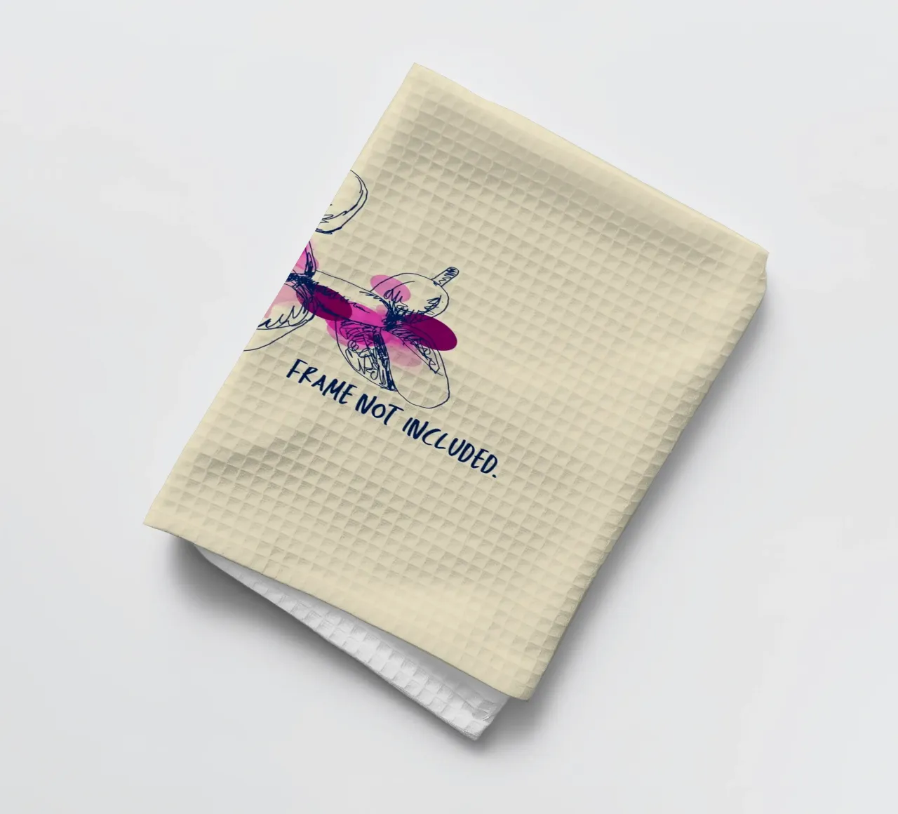 Frame not included torchon de Indigo Rain