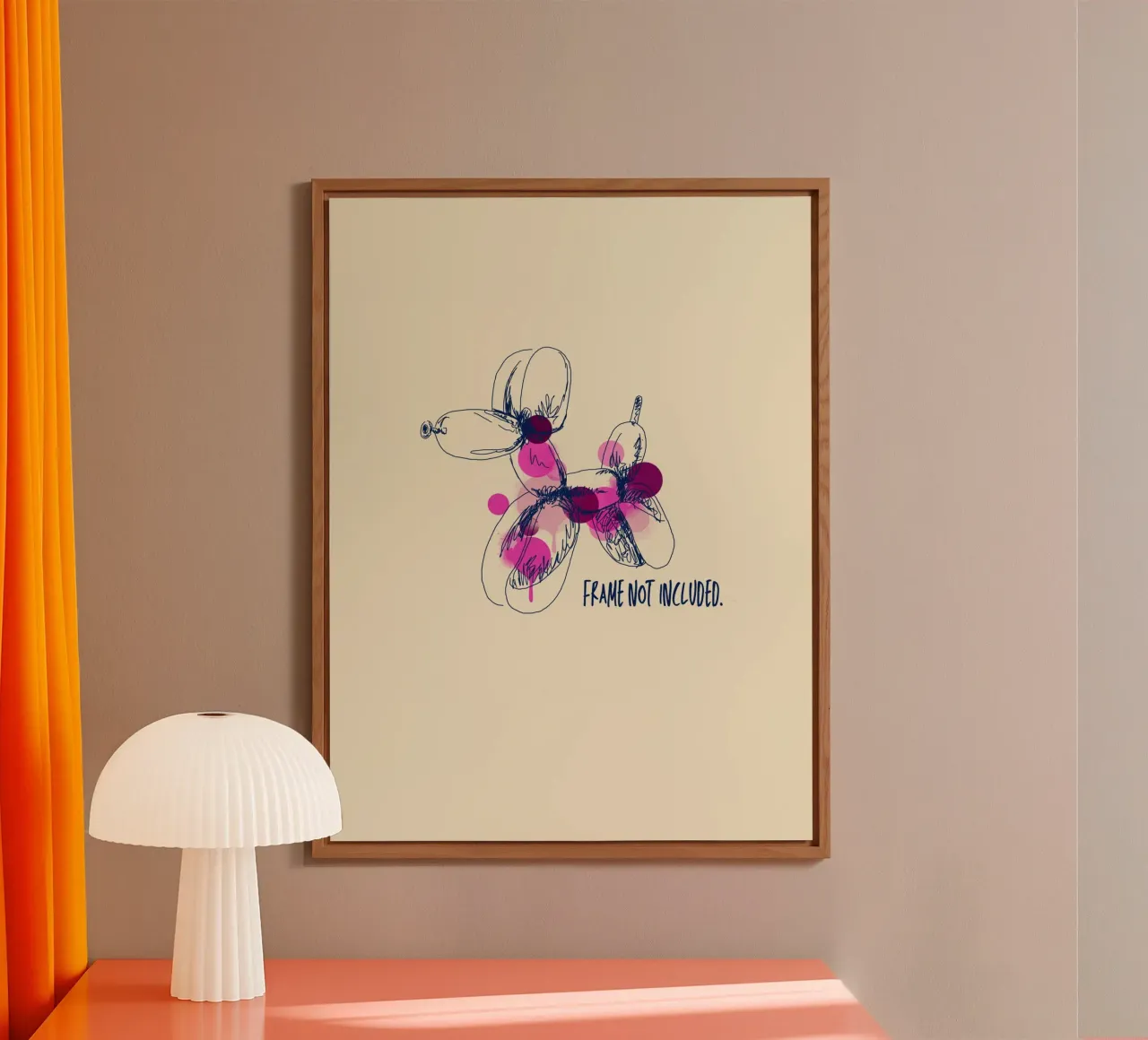 Frame not included aluminio dibond de Indigo Rain