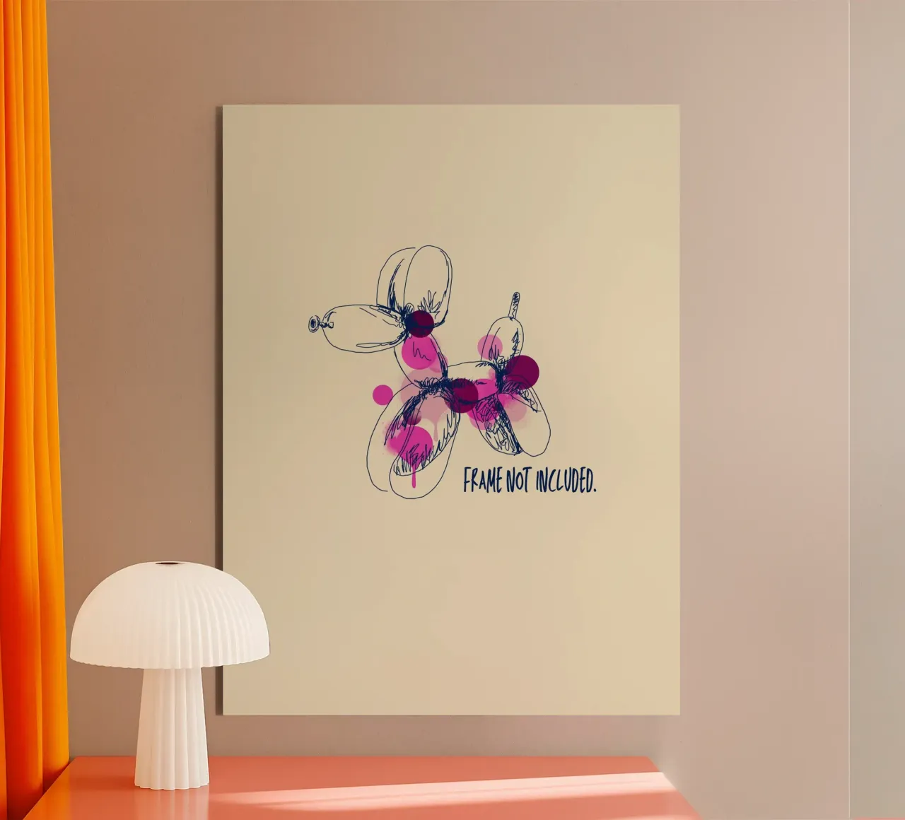 Frame not included alluminio dibond da Indigo Rain