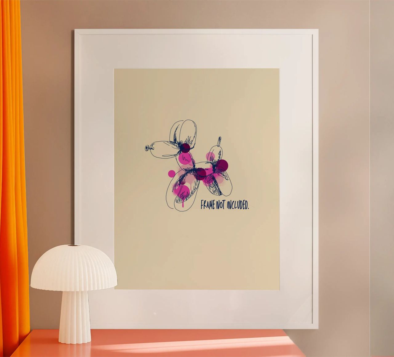 Frame not included Poster von Indigo Rain