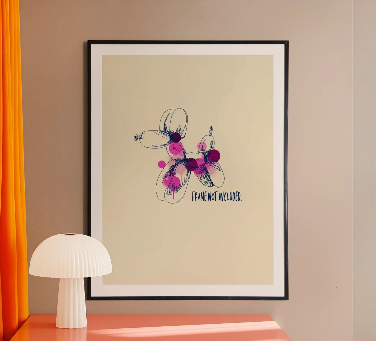 Frame not included Poster von Indigo Rain