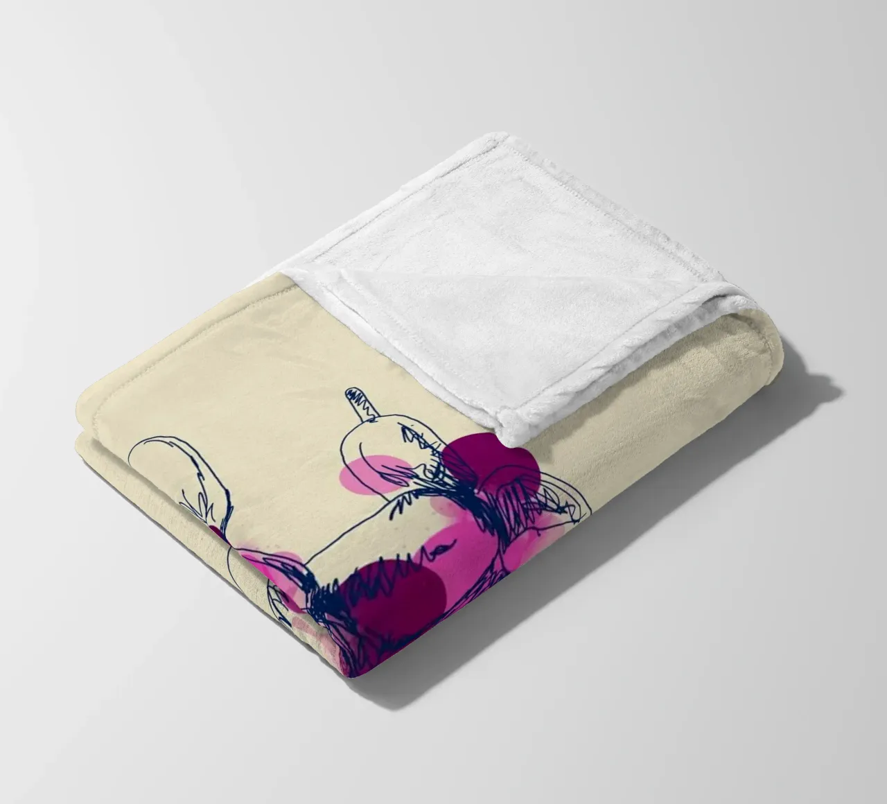 Frame not included coperta in pile da Indigo Rain