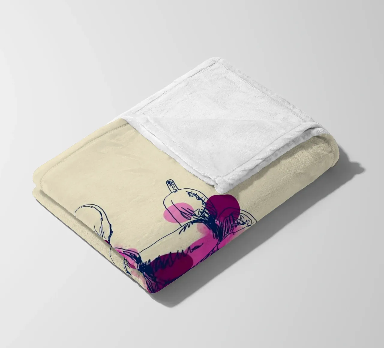 Frame not included coperta in pile da Indigo Rain