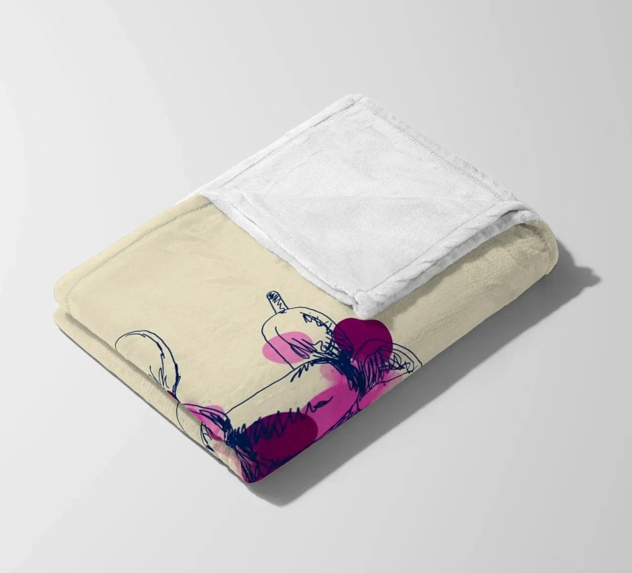 Frame not included coperta in pile da Indigo Rain